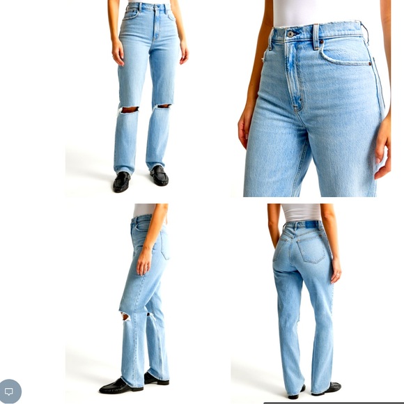 Abercrombie & Fitch Curve Love Ultra High Rise Jeans size 24 - Picture 5 of 6